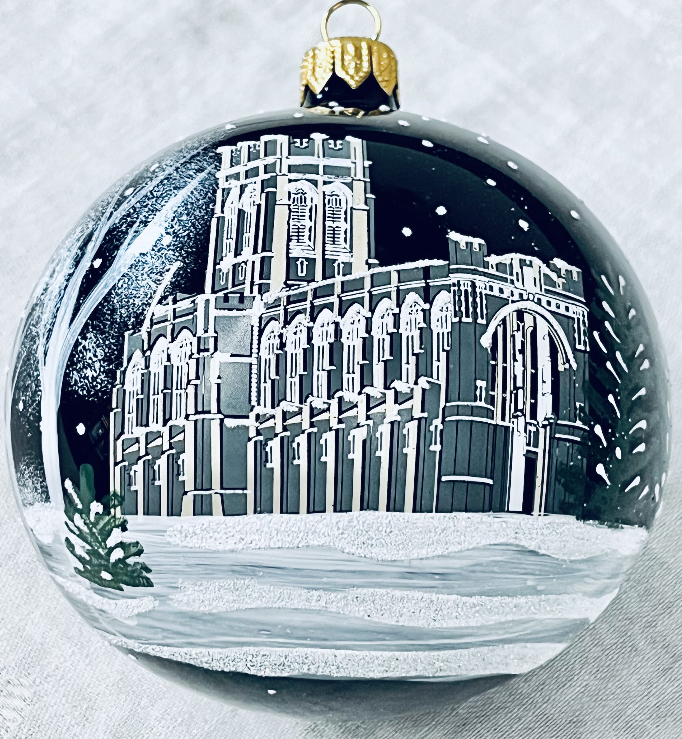 Snow Falls on Cadet Chapel